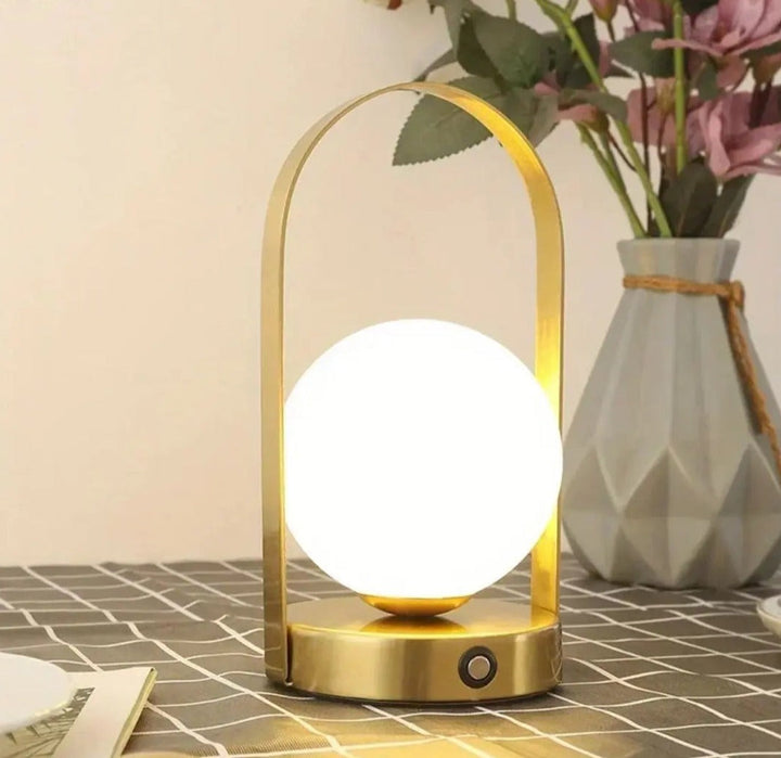 Luvikno | Stillegående Bærbar LED Bordlampe med Berøringskontroll og Oppladbart Batteri