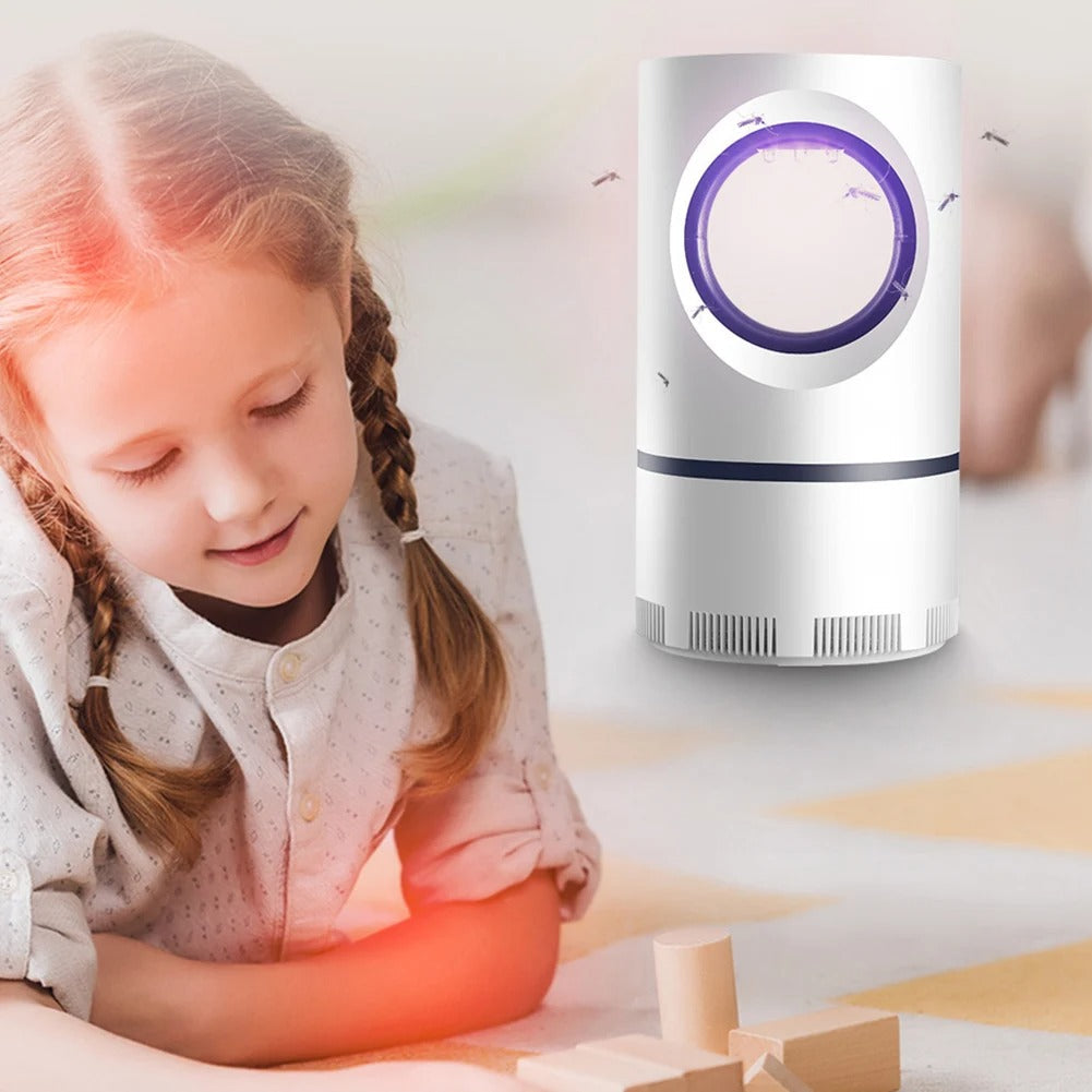 Luvikno | Nuvora UV Mygglampe Elektrisk | Stille & Kjemikaliefri | For Innendørs Bruk | Med USB & Fangbrett