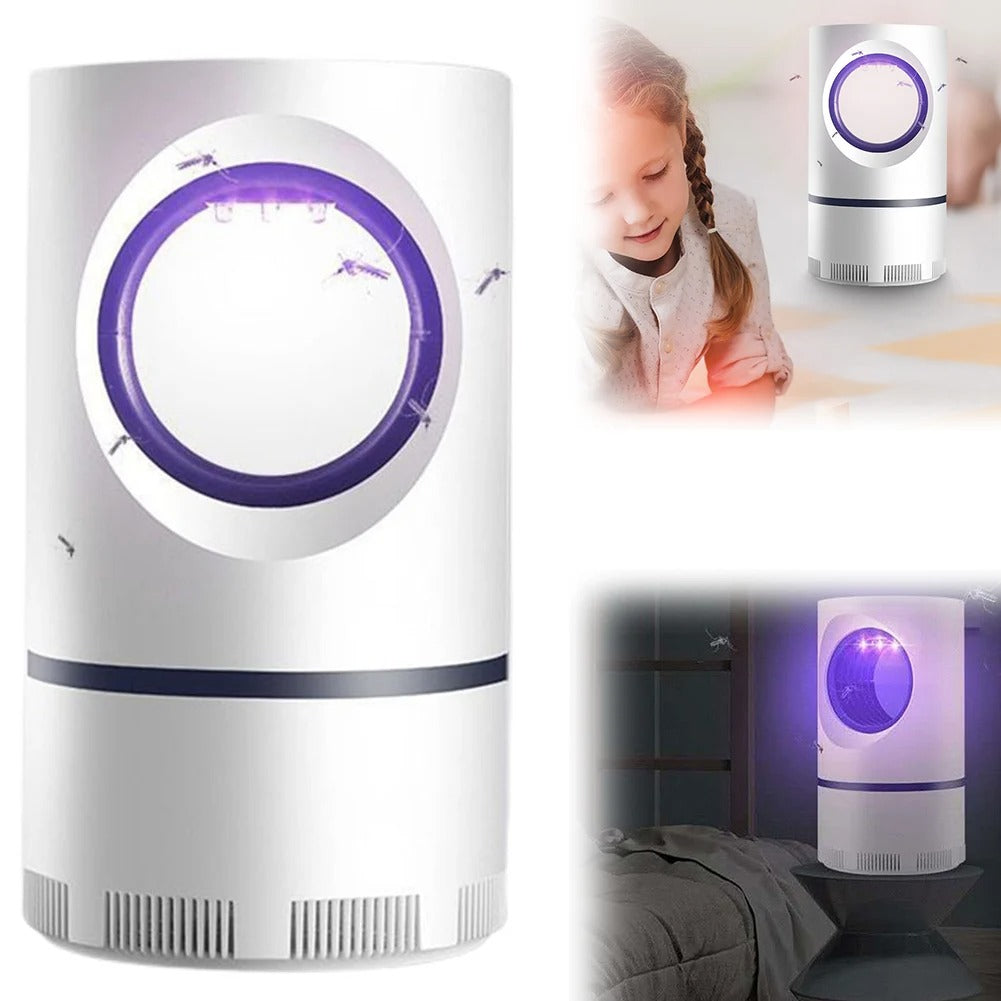 Luvikno | Nuvora UV Mygglampe Elektrisk | Stille & Kjemikaliefri | For Innendørs Bruk | Med USB & Fangbrett