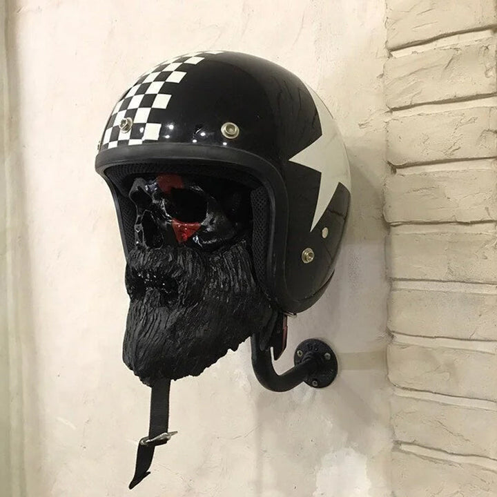 Skull Motorsykkelhjelmholder | luvikno
