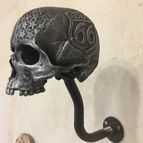 Skull Motorsykkelhjelmholder | luvikno