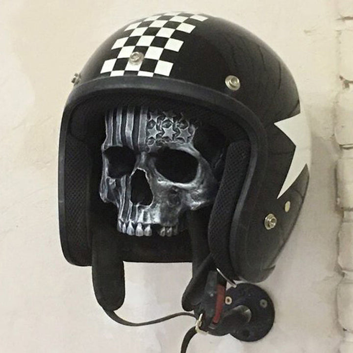 Skull Motorsykkelhjelmholder | luvikno