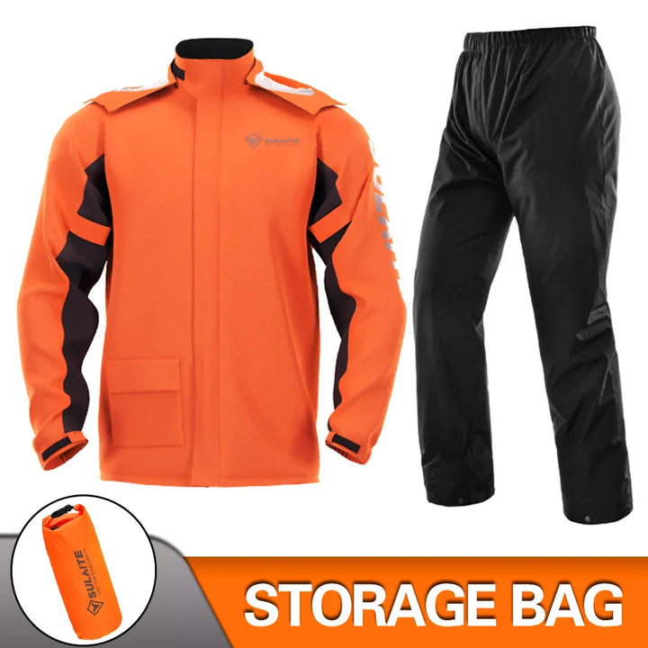 Luvik | Unisex Motorsykkel Regnjakke - vanntett og pustende - Lett design