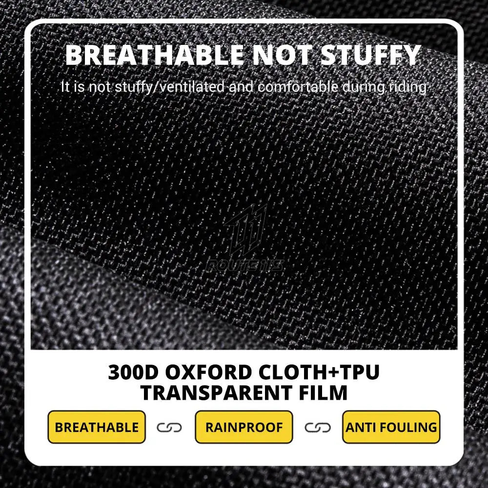 Luvik | Unisex Moottoripyörä Sateenake - vedenpitävä ja hengittävä - Kevyt muotoilu