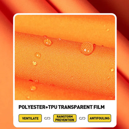 Luvik | Unisex Moottoripyörä Sateenake - vedenpitävä ja hengittävä - Kevyt muotoilu