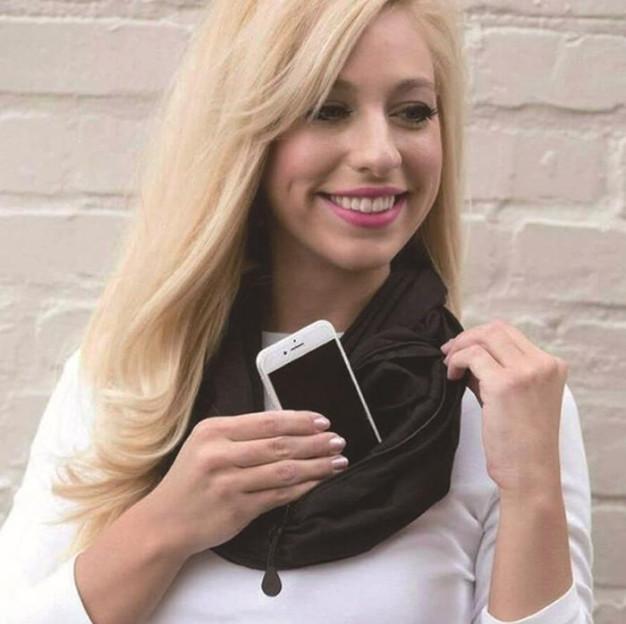 Multi-Way Infinity Skjerf med Lomme | Luvikno