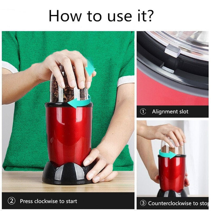 Multifunksjonell Mini Juicer Blender Luvikno