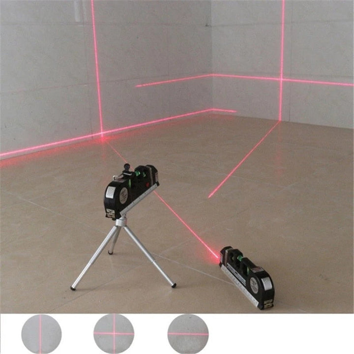 PrecisionPro 4-i-1 Laser Nivå og Målebånd | Luvikno