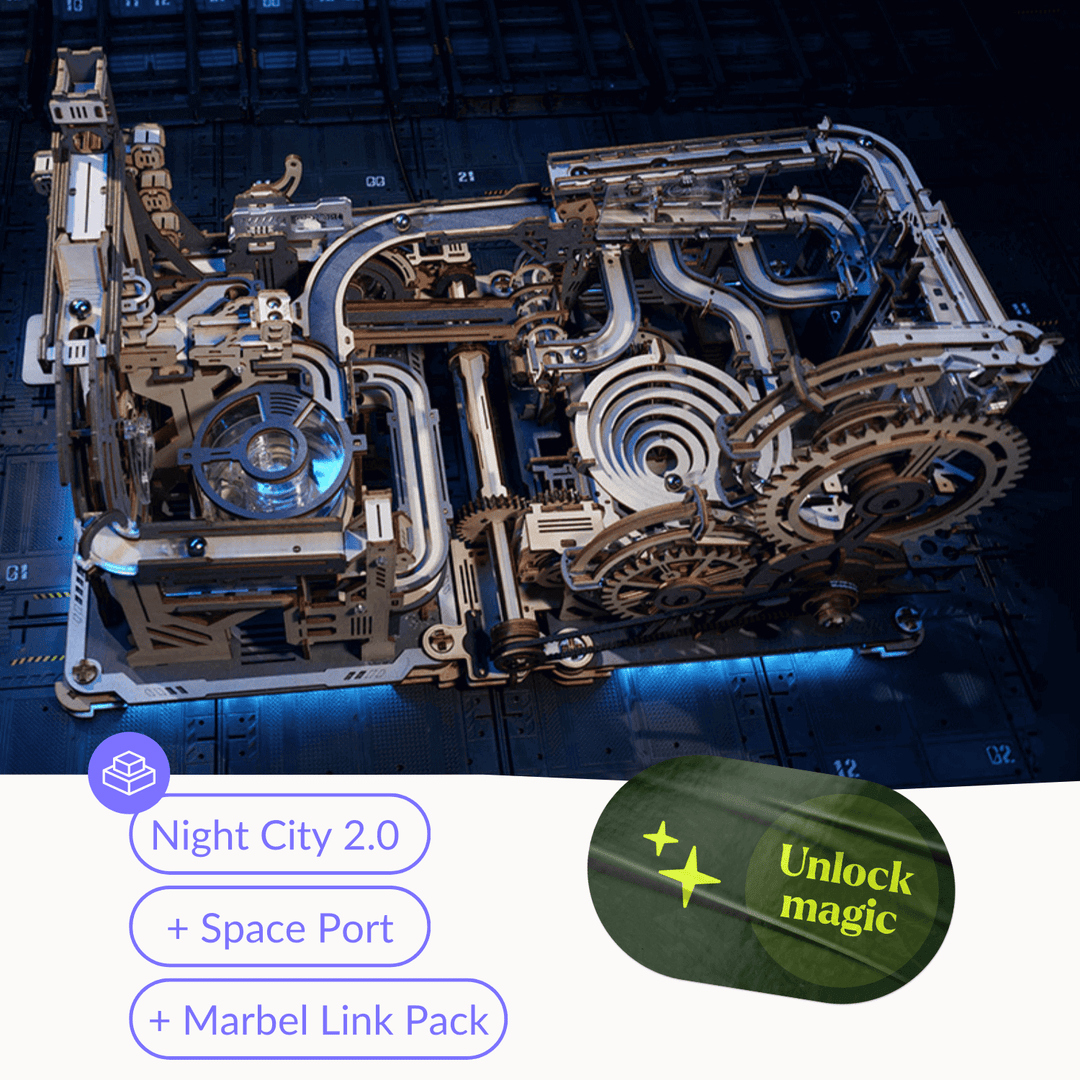 Murmelbahn Night City 2.0 | Spill spor Innovativ | Luvikno