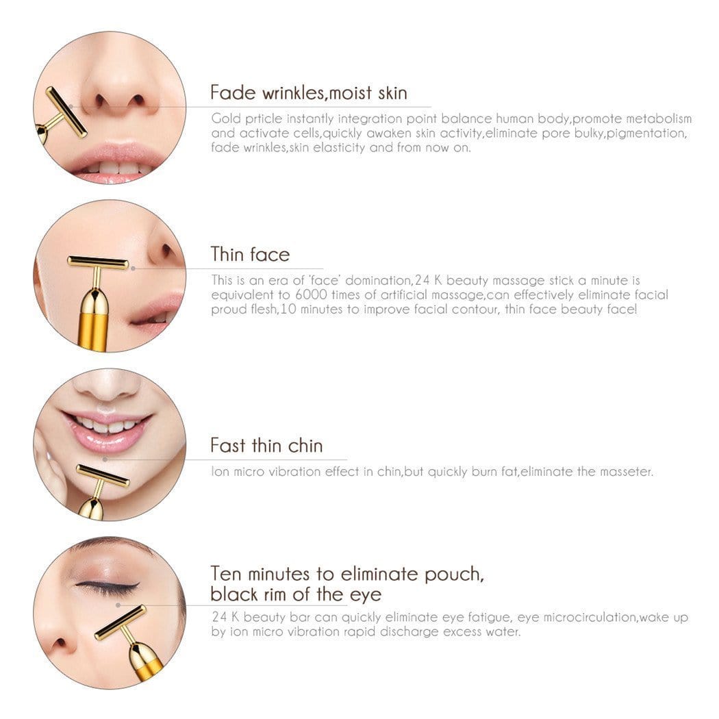 Facial T-Bar Gull Massager | Luvikno