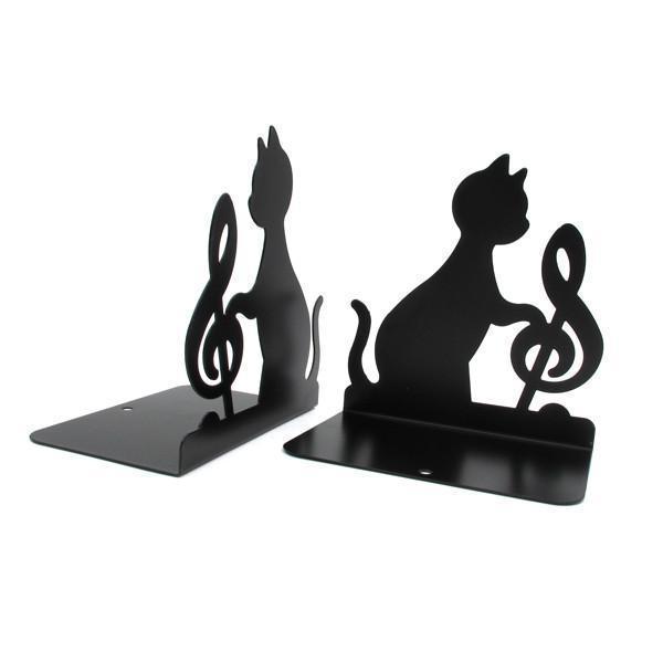 Musical Cat Metall Bokstøtter | Luvikno