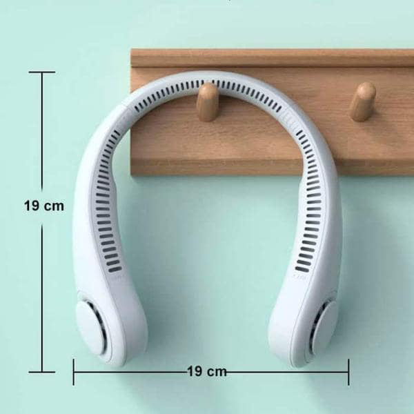 Luvikno | Bærbar Nakkevifte med Justerbare Hastigheter – Ergonomisk, Lett Design for Håndfri Kjøling, Lang Batterilevetid