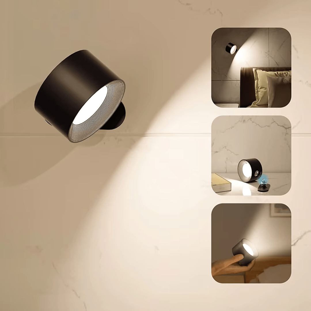 Luvikno | Trådløs nordisk vegglampe med fjernkontroll