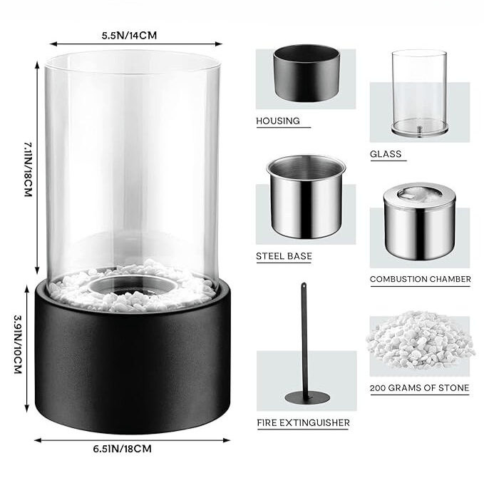 Dekorativ olje flamme lampe | Luvikno