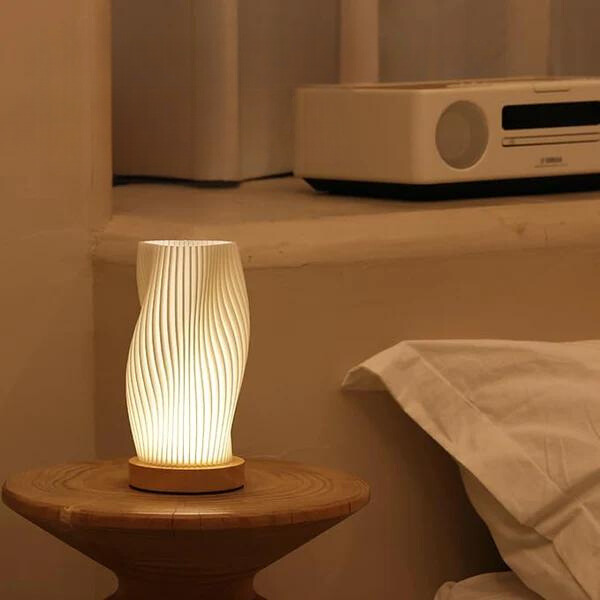 Bølgete Ambient Lampe - Sofia | Luvikno