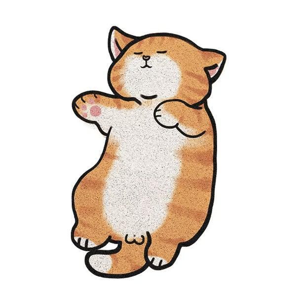 Napping Ballsy Cat Husholdningsmatte Teppet | Luvikno
