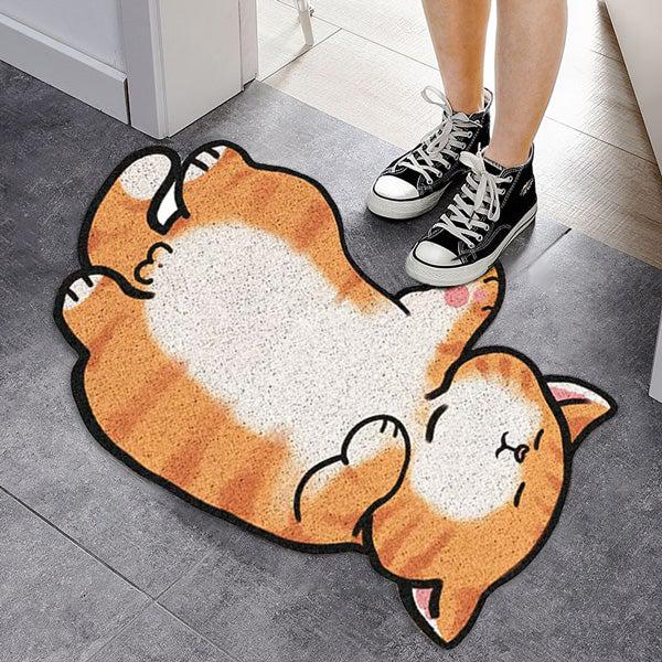 Napping Ballsy Cat Husholdningsmatte Teppet | Luvikno