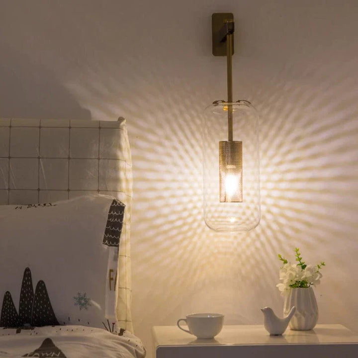 Neith Glass Vegglampe | Luvikno