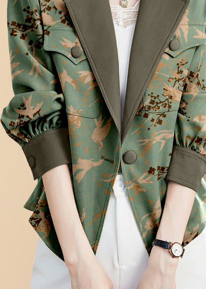 Luvik | Siniset puuvillatakki taskuilla ja käänteillä