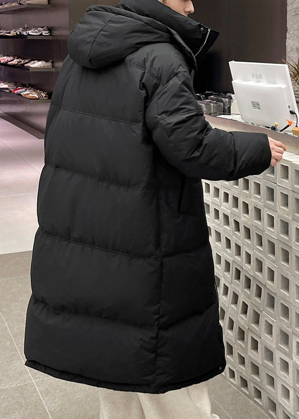 Luvik | Vihreä huppari taskuilla miehille, pitkät untuvatakit talveksi