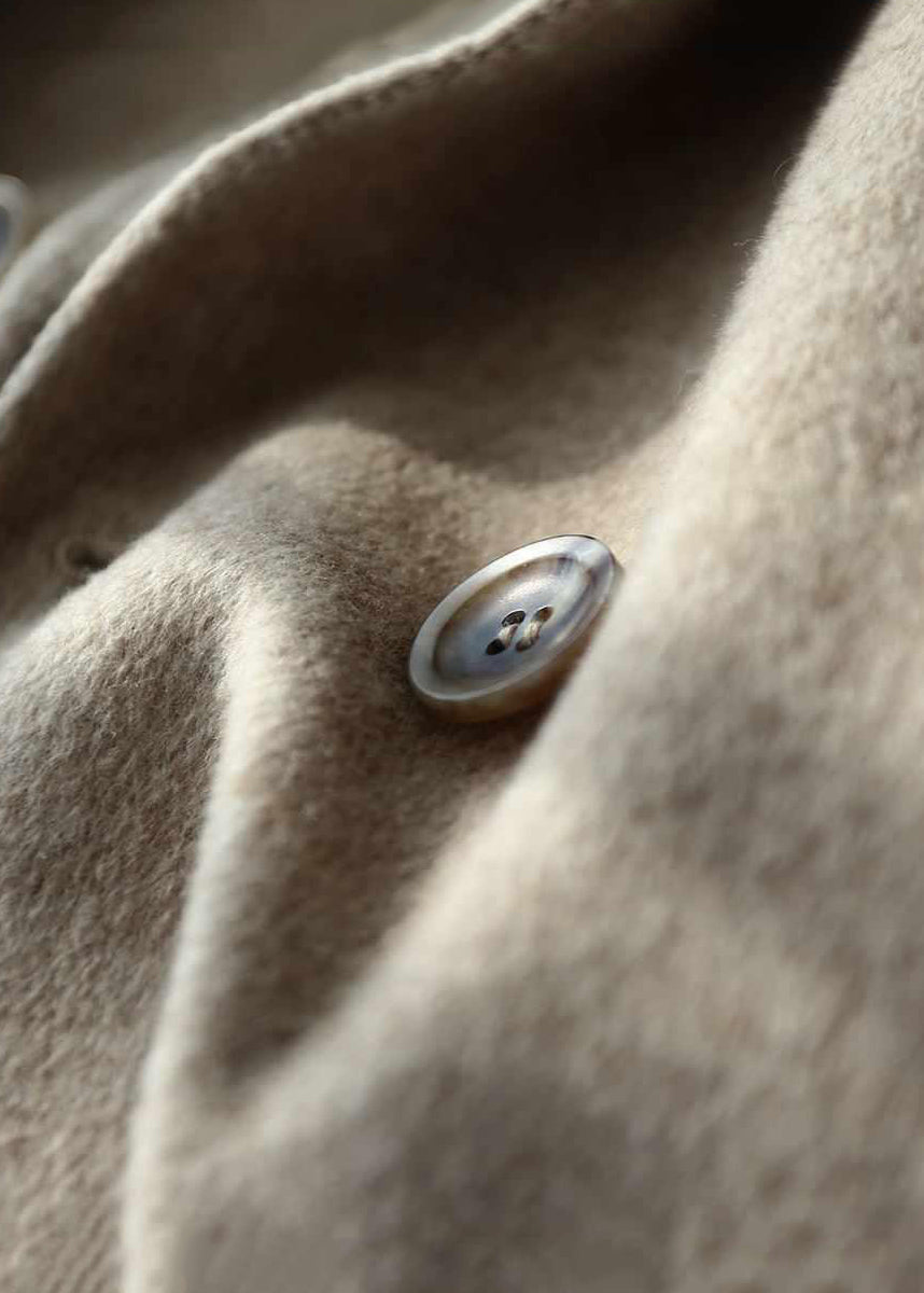 Luvik | Hellcamel Knapper Lommer Patches Bomull Jakker Lange Ermer