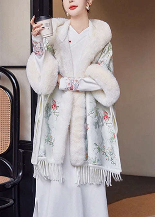 Luvik | Rosa Huppu Ripsipalo Patchwork Lämmin Fleece Takki Lyhyet Hihat