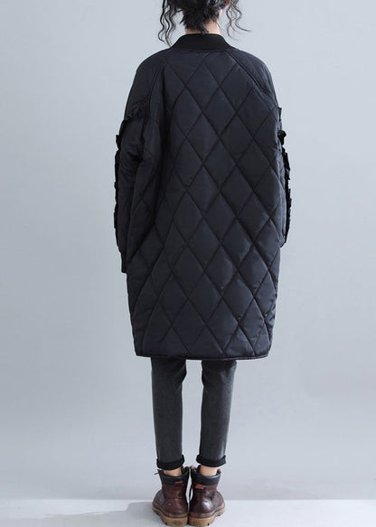 Luvik | parkatakki suurille naisille, korkea kaulus, takit & untuvatakit naisille, volangit, ulkovaatteet