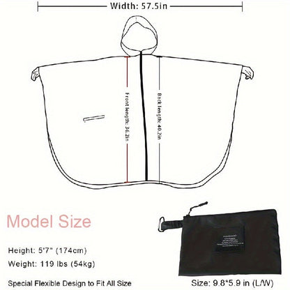 Luvik | vettä pitävä sadetakki vetoketjulla ja taskulla päivittäiseen käyttöön ja seikkailuihin