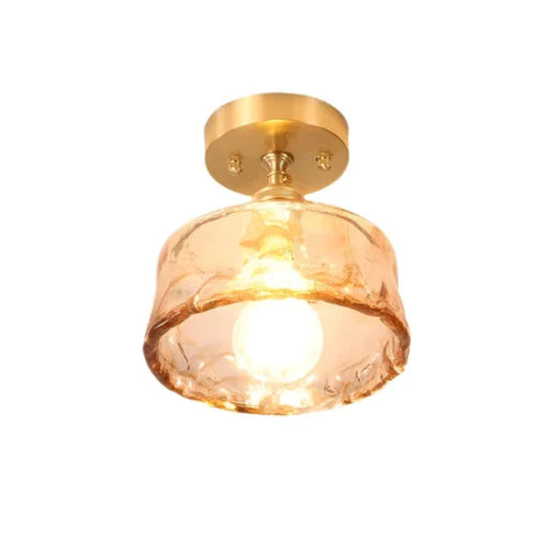 Nordisk taklampe med kreativt glasskopp design – Moderne design for gang og stue | Luvikno