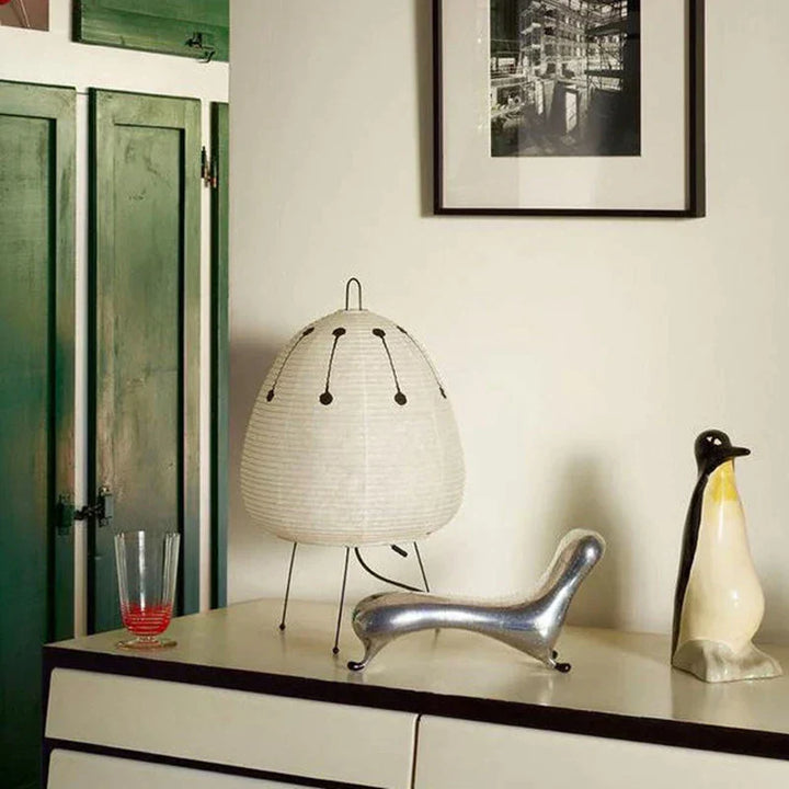DualAura - Moderne Senglampe med Dobbel Belysning for Soverom & Spisestue | Stilig Bordlampe | Luvikno