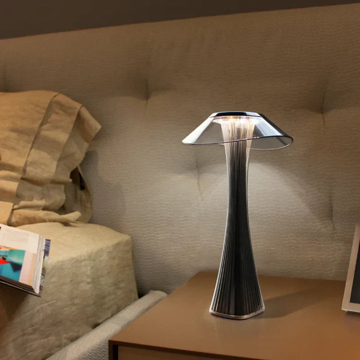 Dimbar LED Bordlampe – Moderne Nattbordlampe med Berøringskontroll, Elegant Belysning for Soverom og Stue | Luvikno