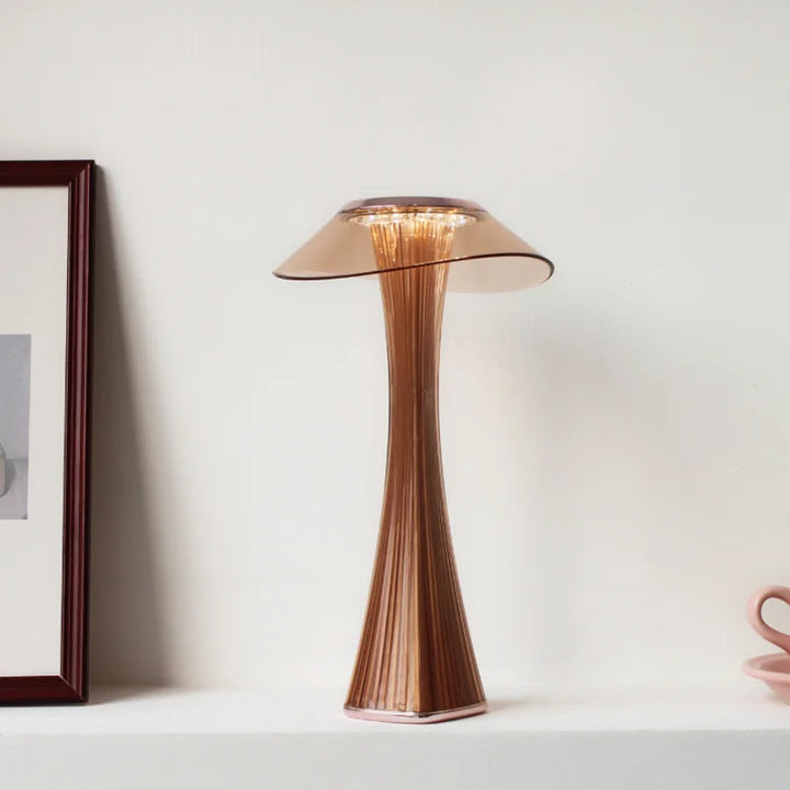 Dimbar LED Bordlampe – Moderne Nattbordlampe med Berøringskontroll, Elegant Belysning for Soverom og Stue | Luvikno
