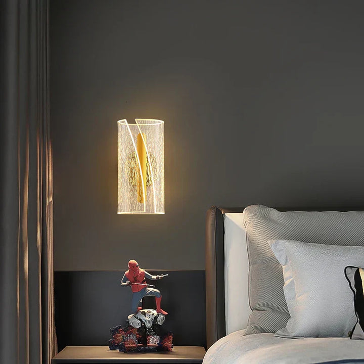 NordicGlow – Elegant LED Vegglampe for Atmosfærisk Belysning Luvikno