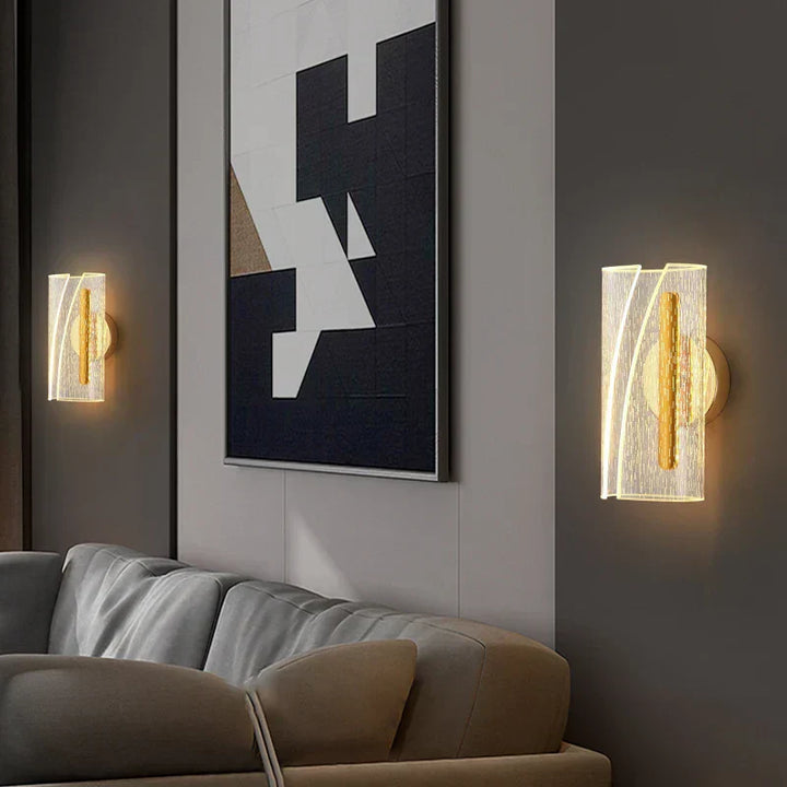NordicGlow – Elegant LED Vegglampe for Atmosfærisk Belysning Luvikno