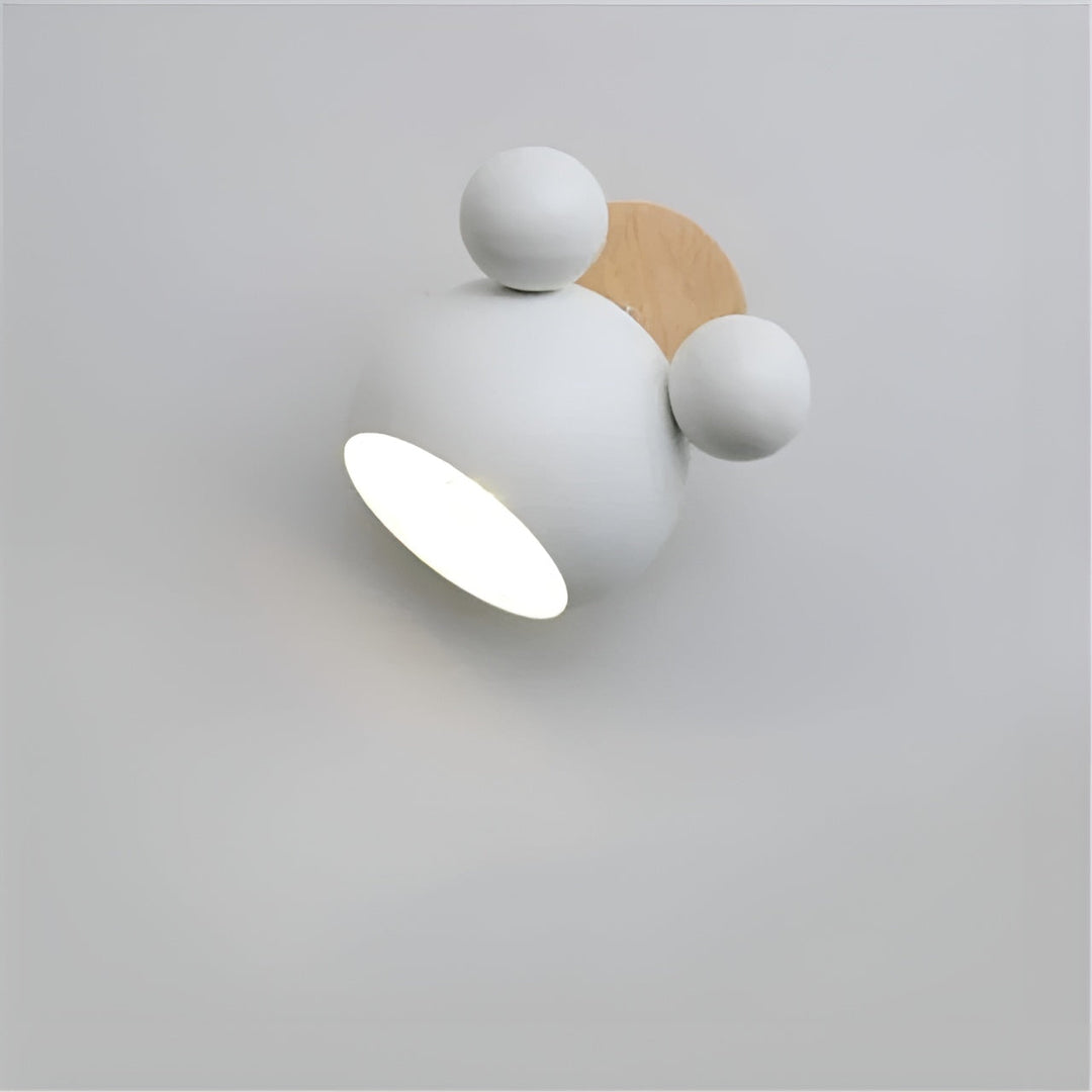 Vegglampe i Mickey-design – Dekorativ og Moderne | Perfekt for barnerom og stue | Luvikno