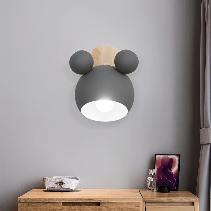 Vegglampe i Mickey-design – Dekorativ og Moderne | Perfekt for barnerom og stue | Luvikno
