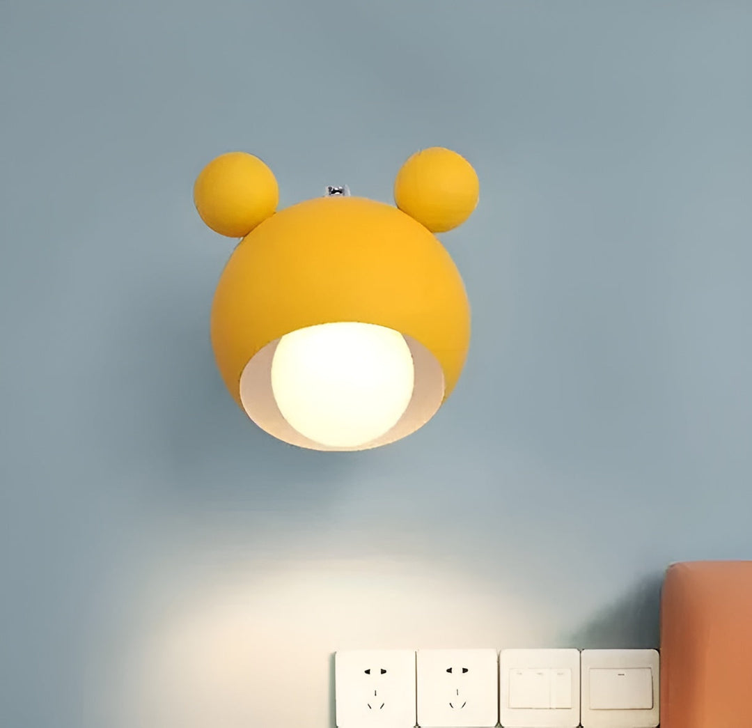 Vegglampe i Mickey-design – Dekorativ og Moderne | Perfekt for barnerom og stue | Luvikno