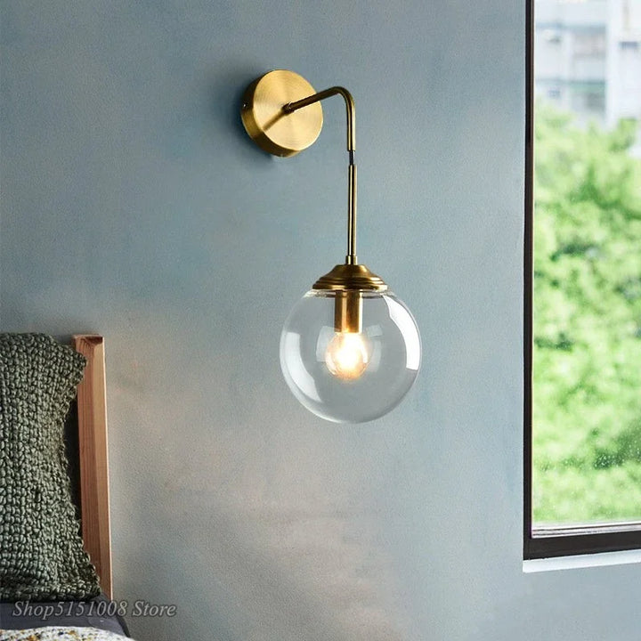 Luvikno | Moderne Nordisk Vegglampe - Elegant Glassbelysning for Hjemmet