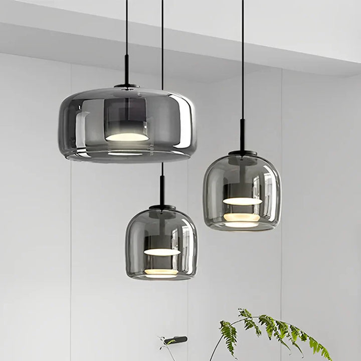 NordicGlow - Minimalistisk LED Pendellampe for et Tidløst Utseende | Luvikno