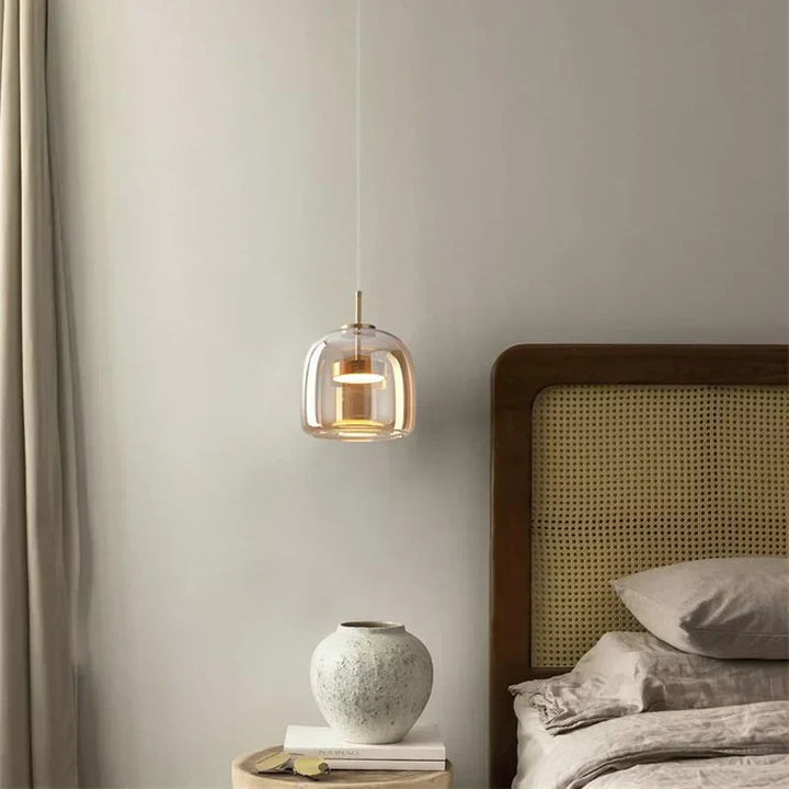 Luvikno | CrystalGlow Pendellampe - elegant pendellampe laget av klart glass