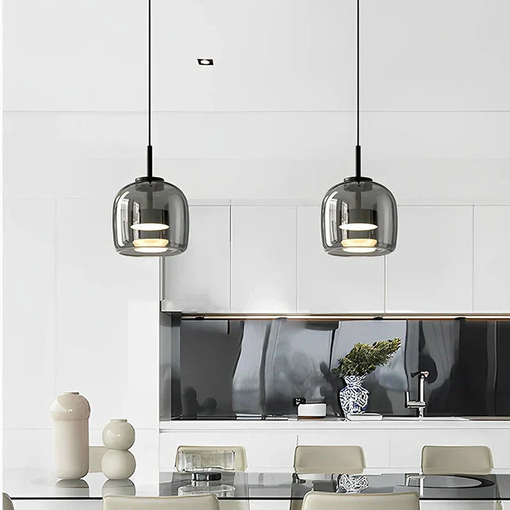 Minimalist Glass Pendant Lamp - Elegant and Sleek Lighting for Any Space | Luvikno