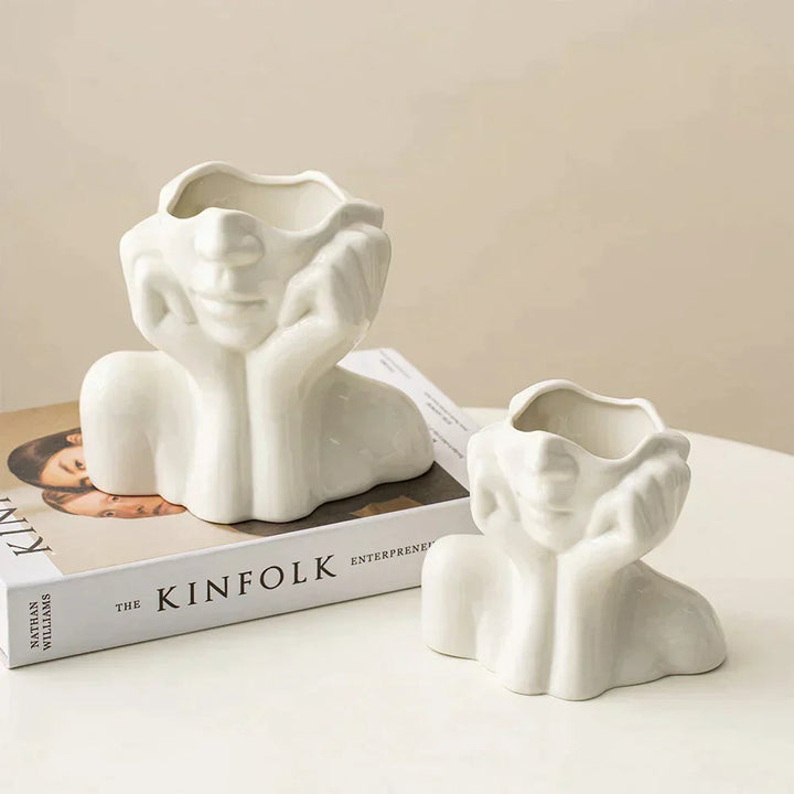 ClayLuxe Keramiske Vaser – Minimalistisk Design for et Stilfullt Hjem Luvikno