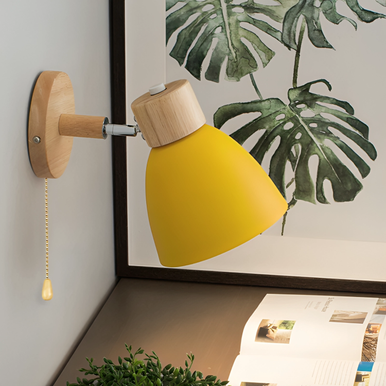 Minimalistisk skandinavisk vegglampe – nordisk design for soverom og stue | LED-belysning | Luvikno