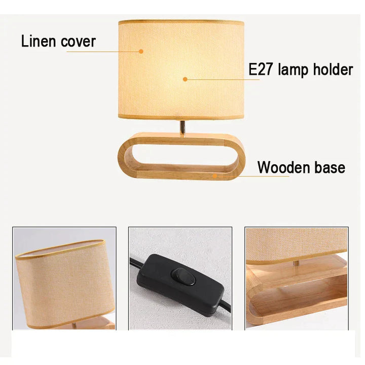 Luvikno | Skandinavisk Trelampe – Elegant og Håndlaget