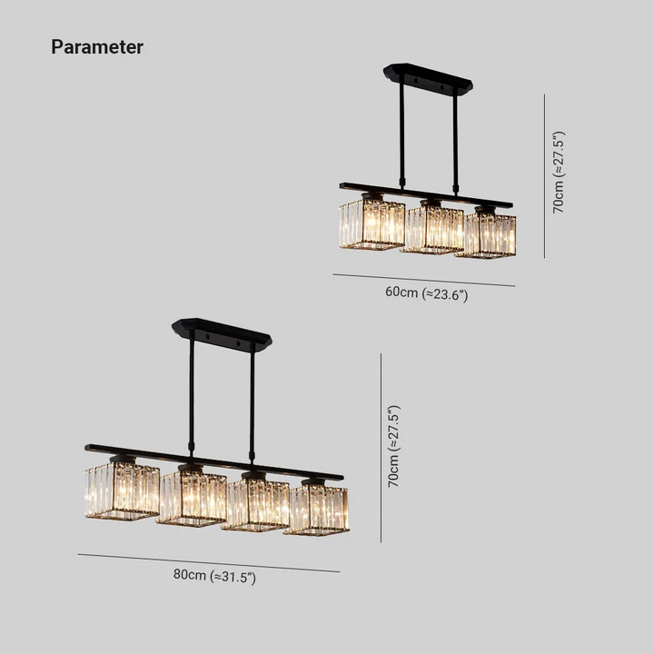 Nordisk Multi-Hode Glass Øyependent Lampe | Luvikno