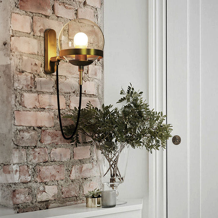 Unik Glass Ball Vegglampe | Luvikno
