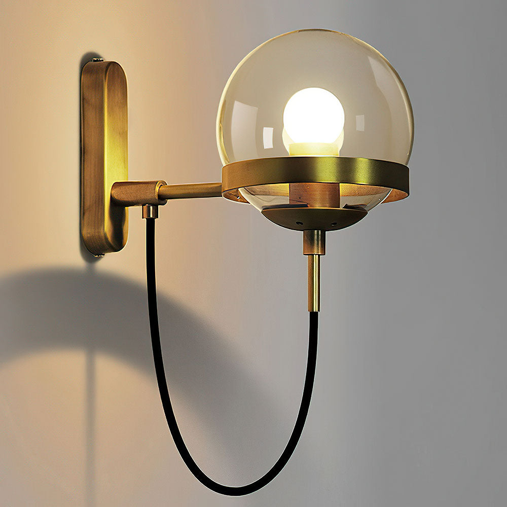 Unik Glass Ball Vegglampe | Luvikno