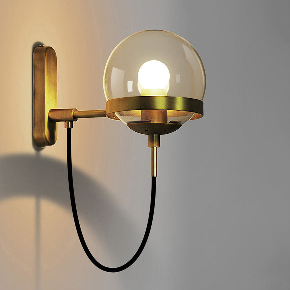 Unik Glass Ball Vegglampe | Luvikno