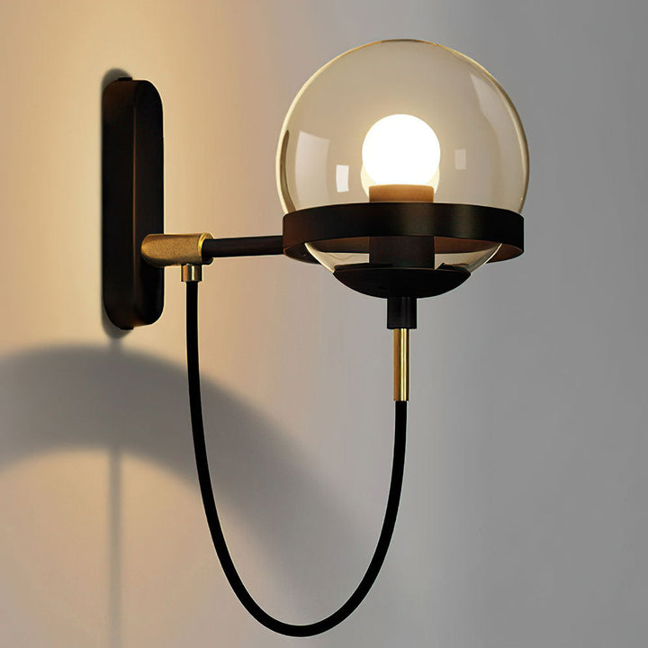 Unik Glass Ball Vegglampe | Luvikno