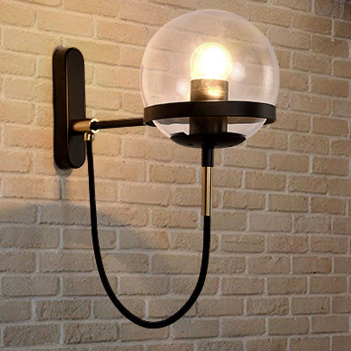 Unik Glass Ball Vegglampe | Luvikno